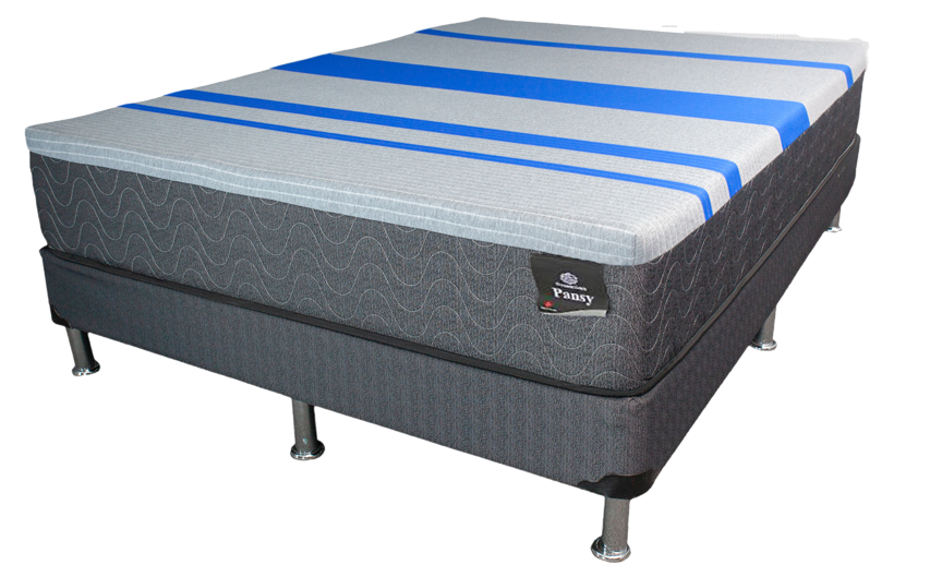 8" Cool Gel Foam Medium Firm Mattress- Pansy