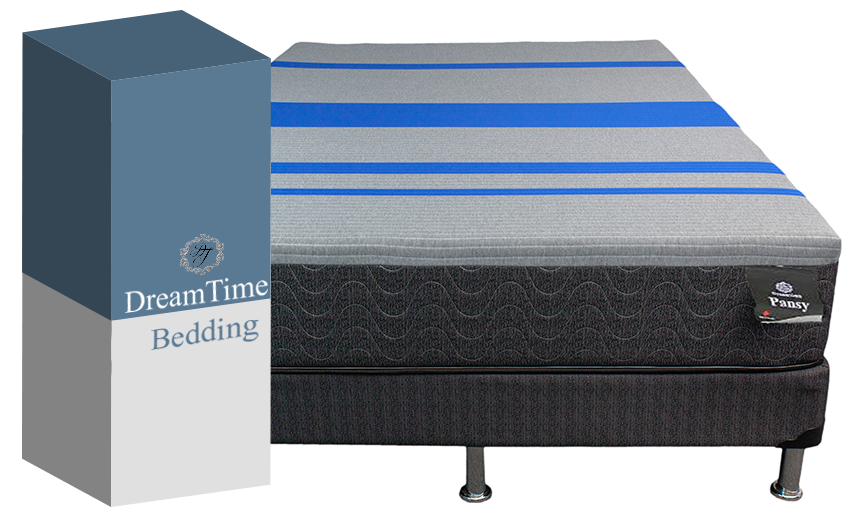 8" Cool Gel Foam Medium Firm Mattress- Pansy