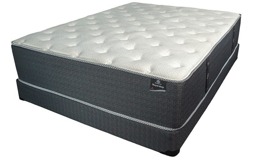 14" Latex Foam Pocket Coil Firm Mattress- Royal Sleep
