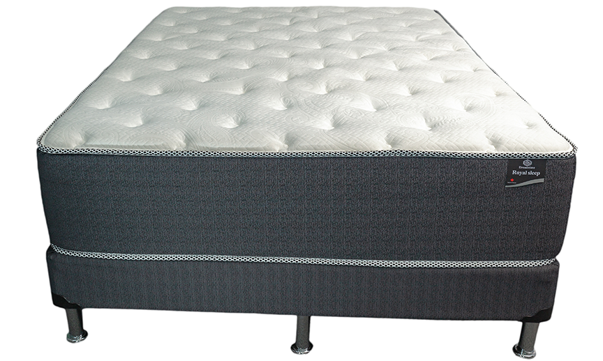 14" Latex Foam Pocket Coil Firm Mattress- Royal Sleep