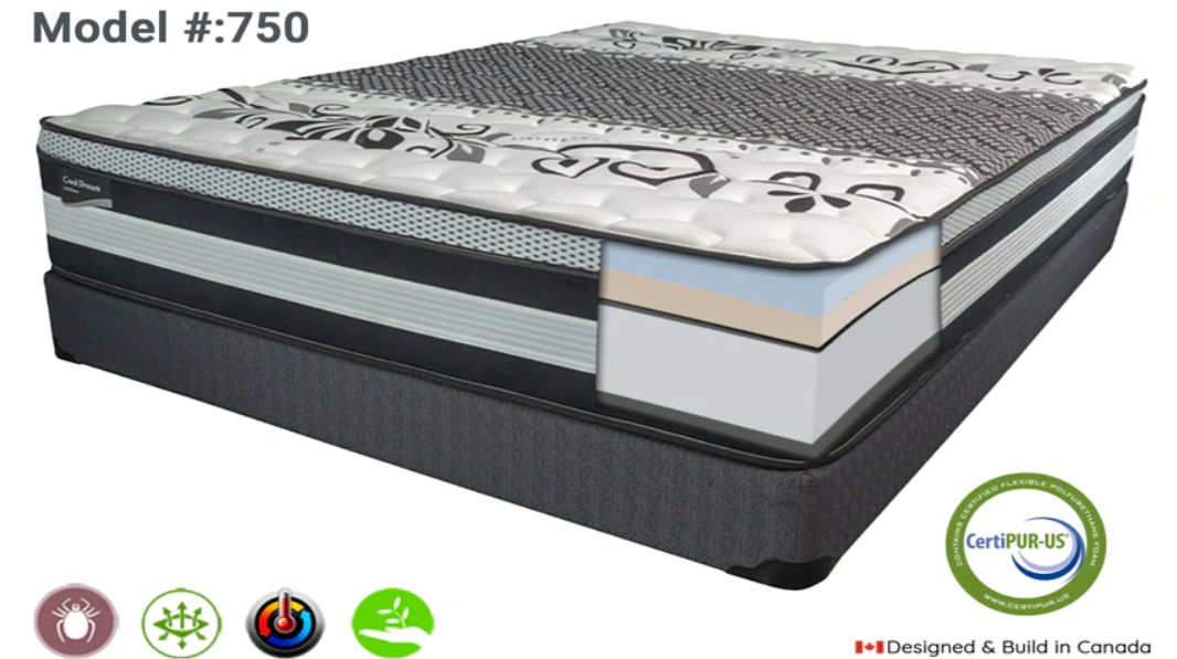 12" Cool Gel With Memory Foam Medium Firm Mattress - Cool Dream