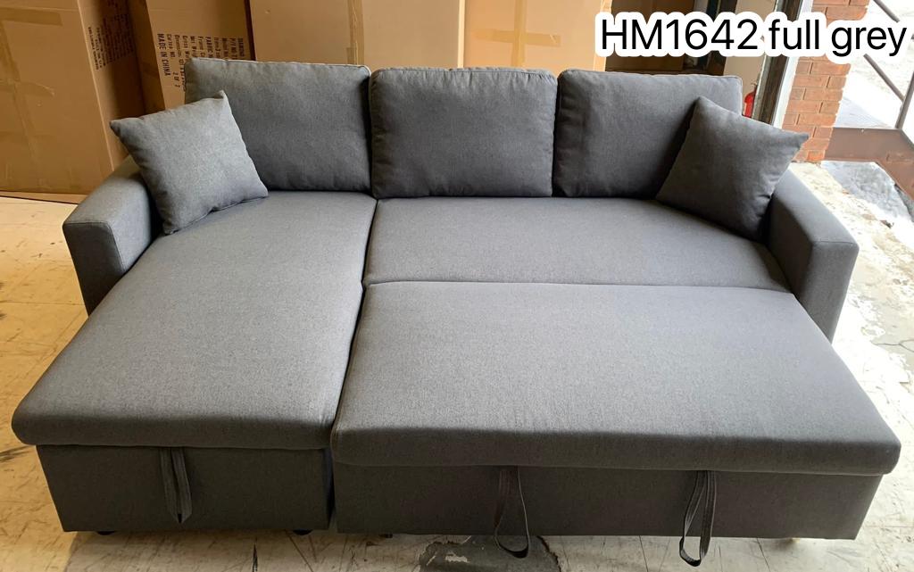 Sectional Sofa Bed with Reversible Storage Chaise