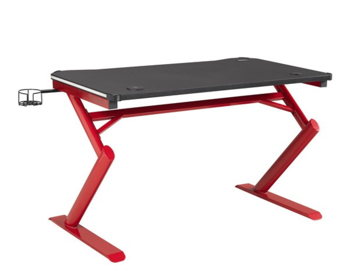 Gaming Desk and Chair Set- Red/Black