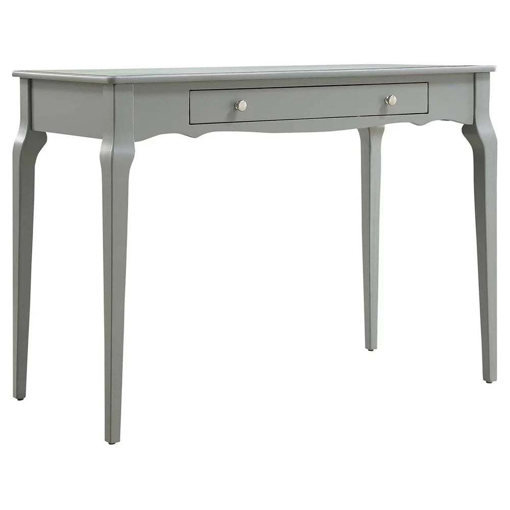 Grey Entryway Wooden Console Table with Drawer- 215